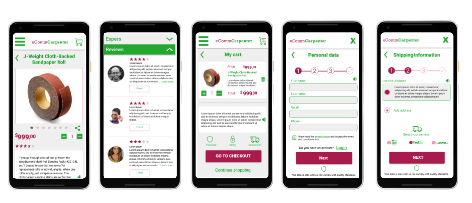 Mockups all