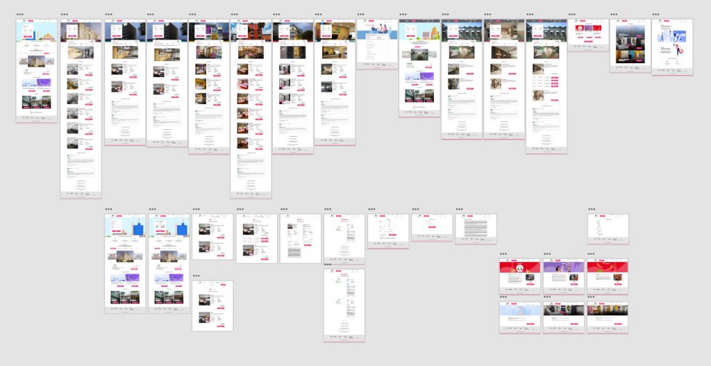 Prototipo alta definición Adobe Xd hoteles MX desktop