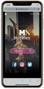 Sitio web anterior versión mobile
