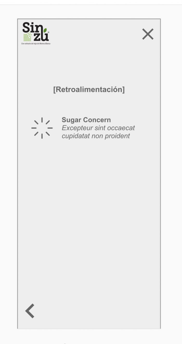 wireframe retroalimentación